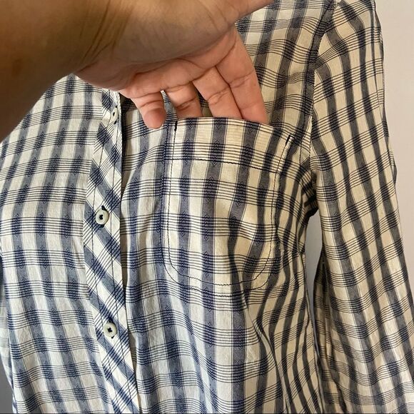 LUCKY BRAND Live in Love Button-Down Shirt Small - Picture 8 of 10